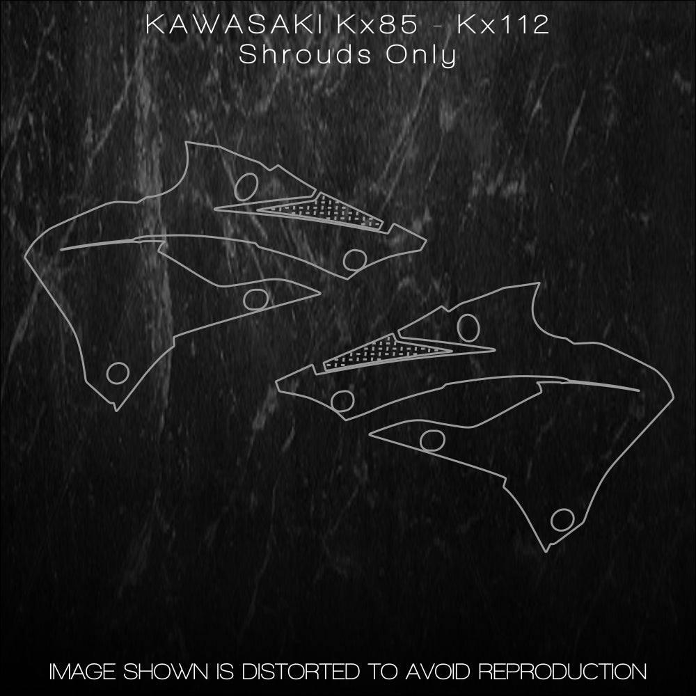つっつページ KAWASAKI KX85 - KX112 2022 +Shrouds ONLY – Accurate Templates