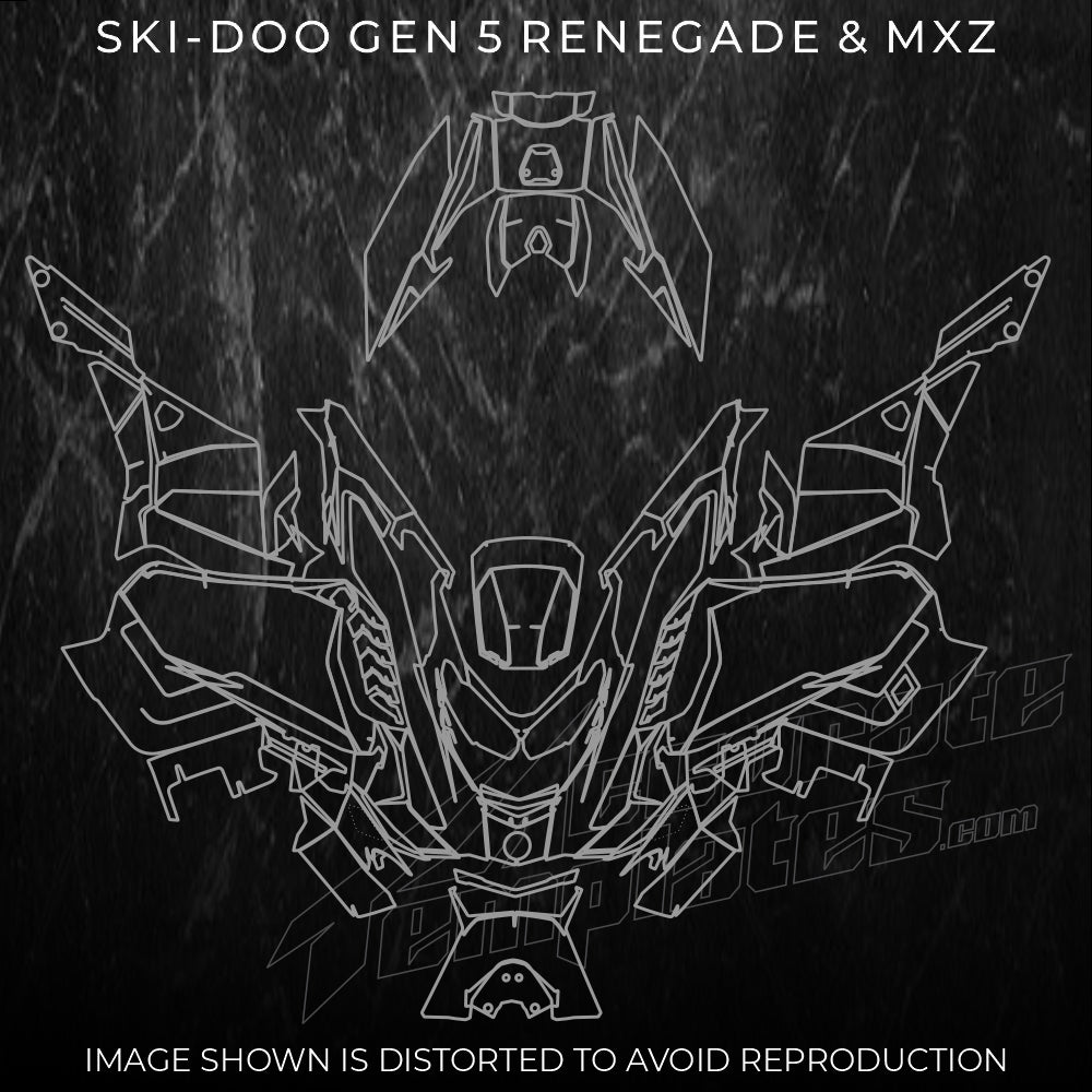 SKI-DOO GEN 5 MXZ 2023-2025 & RENEGADE 2023 – Accurate Templates