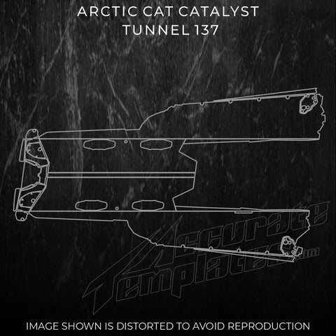 Arctic Cat Catalyst 137 Tunnel Templates