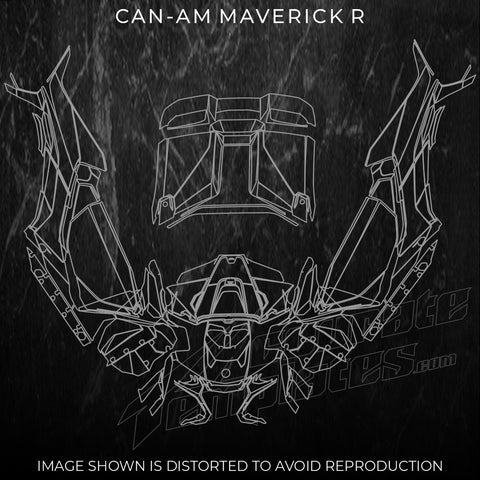 MAVERICK R TEMPLATES 2024 CAN-AM