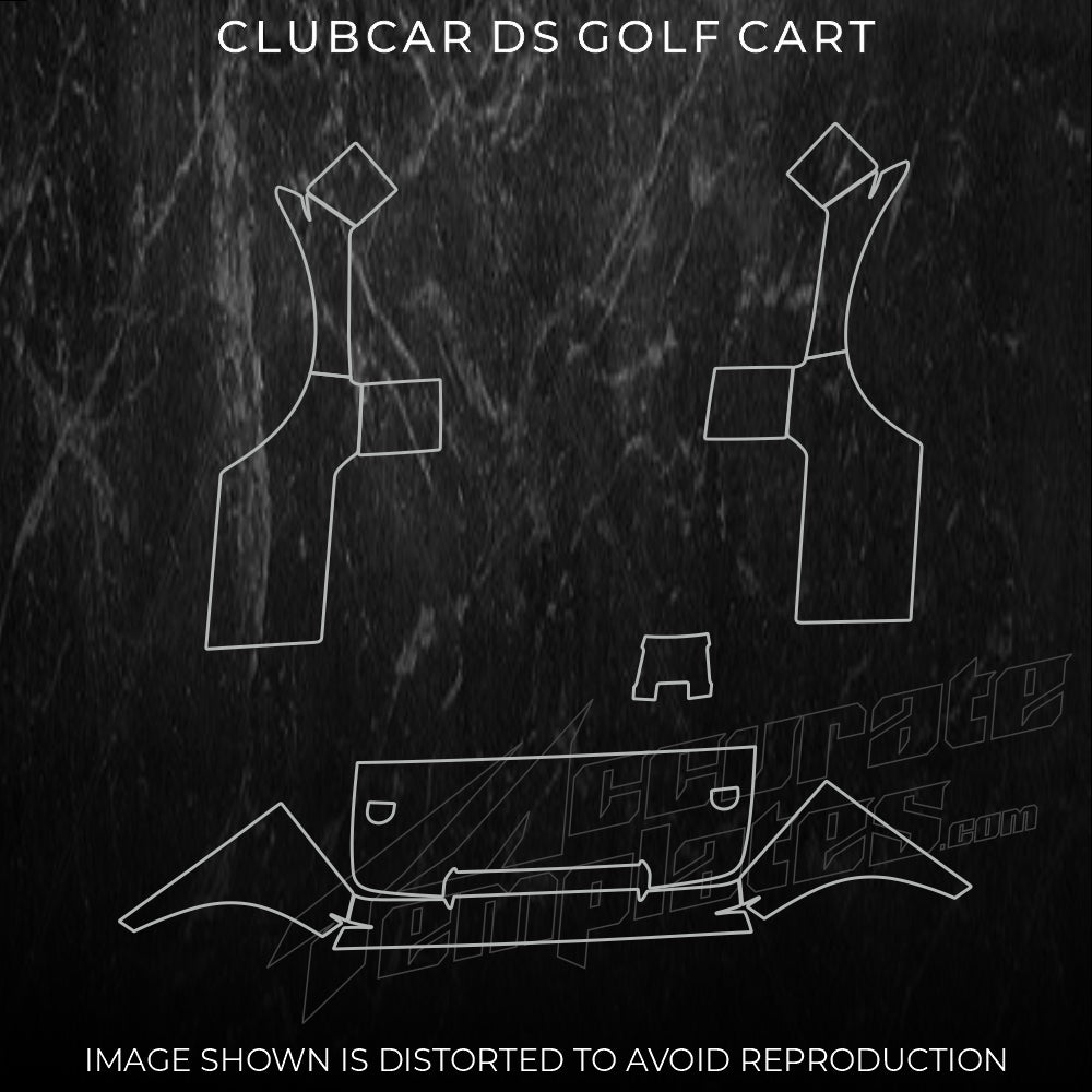 CLUB CAR GOLF CART DS TEMPLATES – Accurate Templates