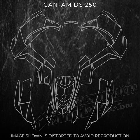Can-Am DS250 DS 250 Templates
