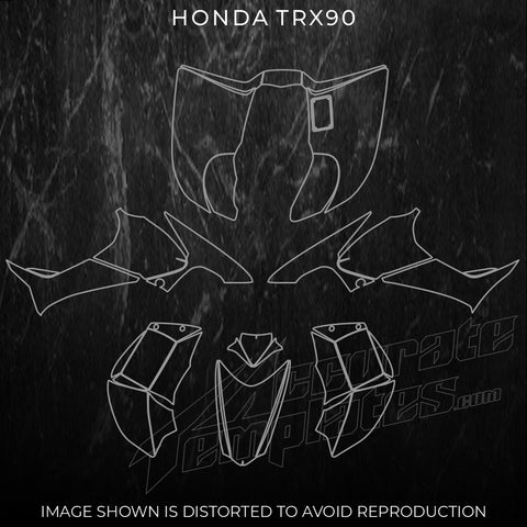 HONDA TRX90 Templates TRX 90 
