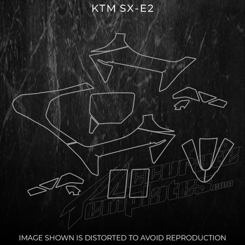 KTM SX-E2 SX E2 Templates 2024