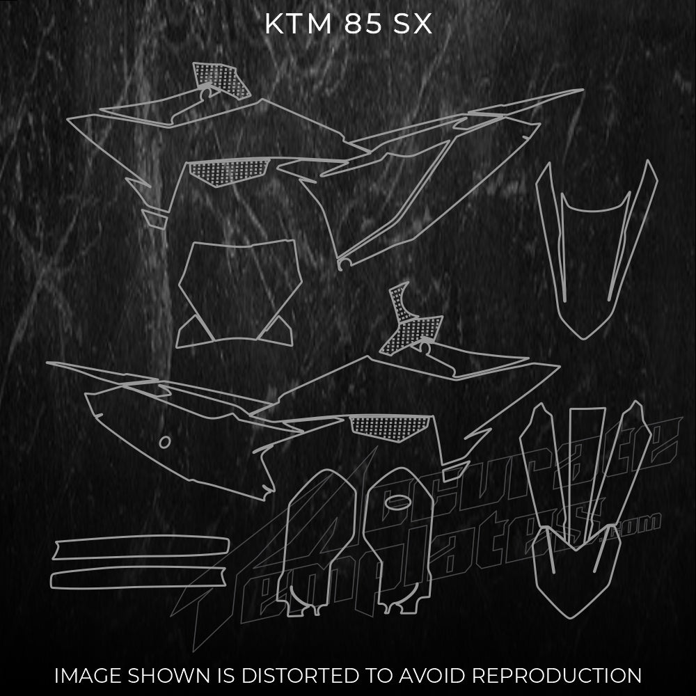 KTM 85 sx 2025 Accurate Templates KTM 85 sx 2025 Accurate Templates