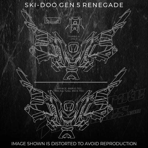 Skidoo Renegade 2024 Templates