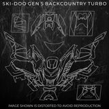 SKI-DOO GEN 5 BACKCOUNTRY & TURBO 2024-2025