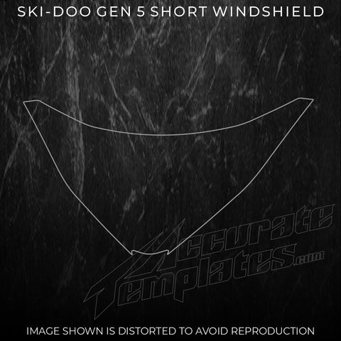 SKI-DOO GEN 5 Short Windshield