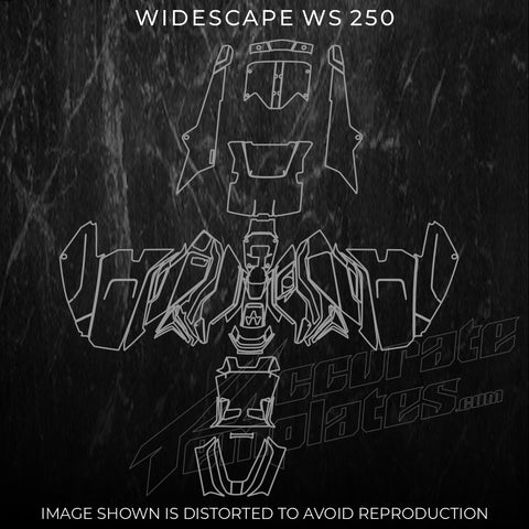 WIDESCAPE WS250 WS 250 Templates