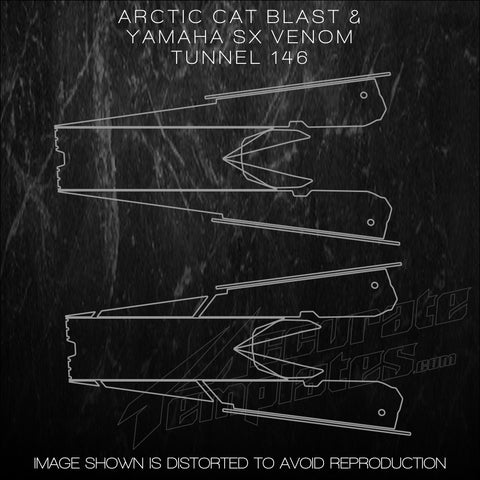 Arctic Cat Blast Yamaha SXVenom 146 Tunnel Templates