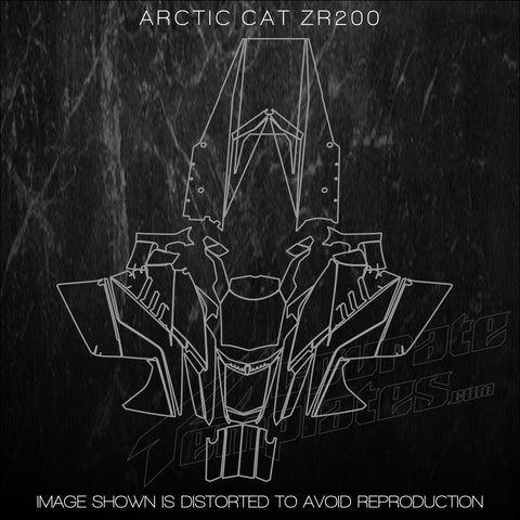 Arctic Cat ZR200 Templates