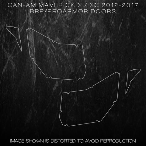 Maverick Can-Am / ProArmor Doors Templates
