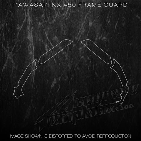 KAWASAKI KX 450 KXF450 MX TEMPLATES