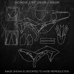 HONDA CRF 250R 450R MX TEMPLATES CRF250R CRF450R