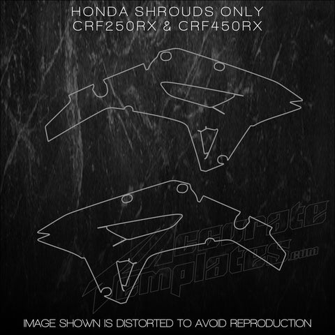 Honda Crf250rx Crf450rx  Shrouds Templates