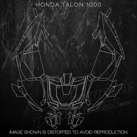 Honda Talon Templates 1000R 1000X