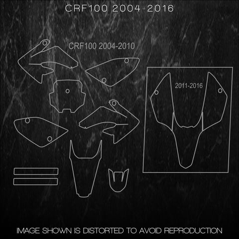 HONDA CRF100 2004 2005 2006 2007 2008 2009 2010 2016 CRF 100