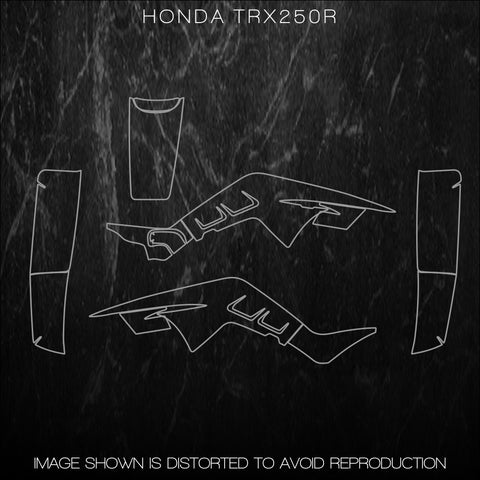 HONDA TRX ATV TEMPLATES 250R TRX250r