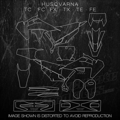Husqvarna Templates FC TC FX TX TE FE 2019 2020 2021 2022