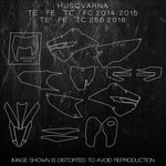 HUSQVARNA TE  FE  TC  FC 2014 - 2015 MX Templates
