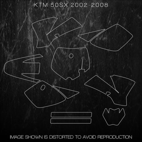 KTM Mini 50 SX 50sx 2002 2003 2004 2005 2006 2007 2008 Mx Templates