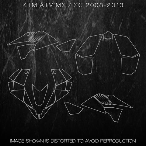 Ktm atv templates 450sx 450 525 sx cx 