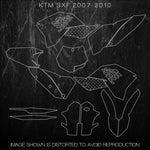 KTM SXF 2007 2008 2009 2010 Templates