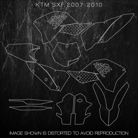 KTM SXF 2007 2008 2009 2010 Templates