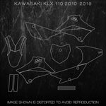 KAWASAKI KLX110 KLX 110 2010 2011 2012 2013 2014 2015 2016 2017 2018 2019 Templates
