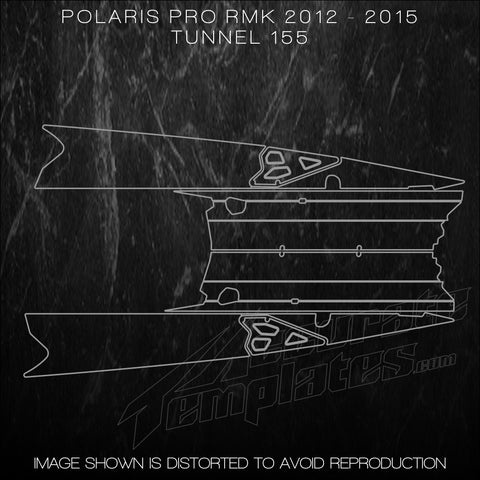 POLARIS PRO RMK 2012 - 2015 TUNNEL 155