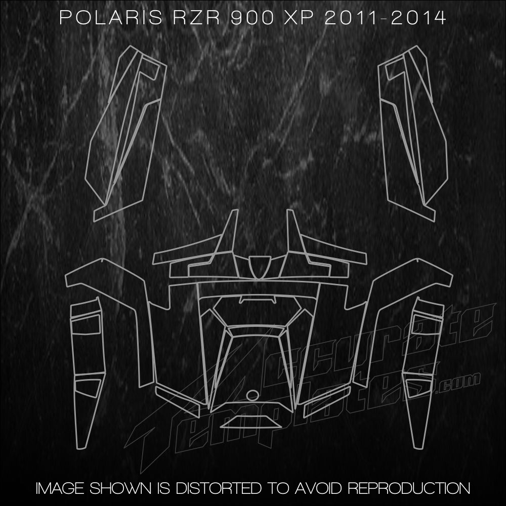POLARIS RZR 900 XP 2011-2014 – Accurate Templates