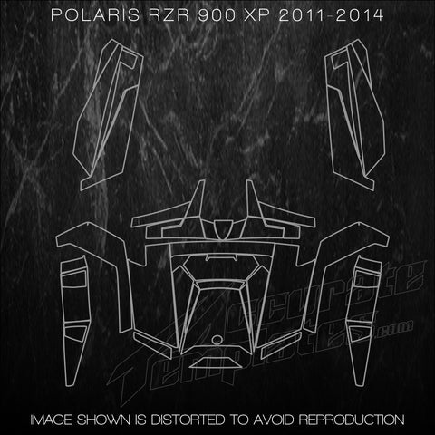 POLARIS RZR 900 XP 2011 2012 2013 2014 Templates