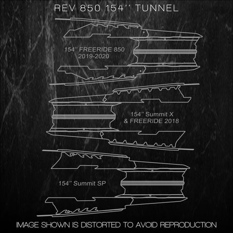 Ski-Doo Rev 850 Tunnel 154