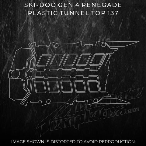 SKI-DOO GEN4 RENEGADE PLASTIC TUNNEL COVER 137