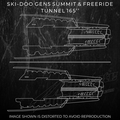 Skidoo Gen5 Summit Freeride 165 templates 2023