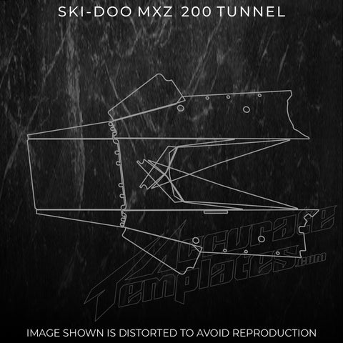 SKIDOO MXZ200 TUNNEL TEMPLATES