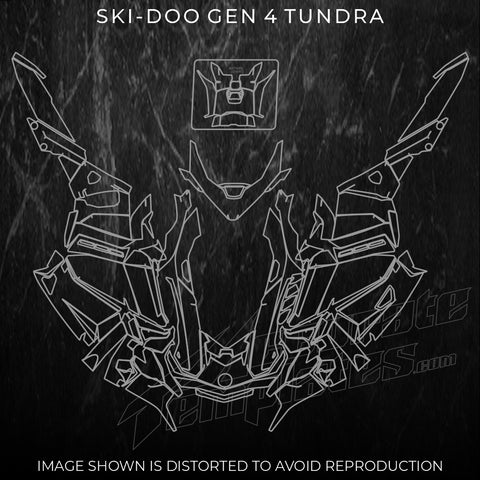 Skidoo Tundra Templates Gen 4 2021 2022 2023 2024