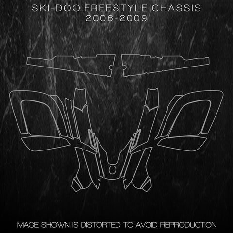 SKI-DOO FREESTYLE CHASSIS 2006 2007 2008 2009 Templates