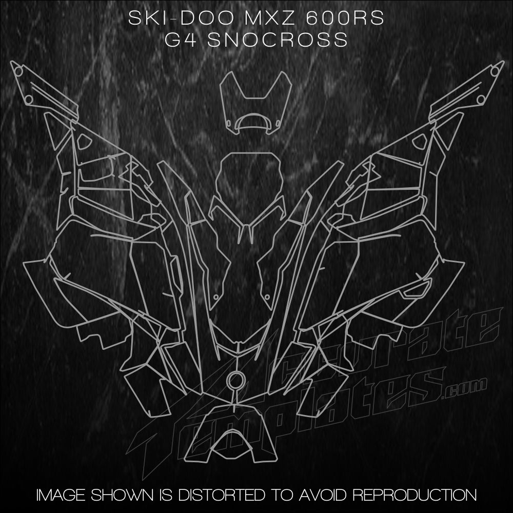 SKI-DOO G4 SNOCROSS MXZ 600RS 2019 - 2022 – Accurate Templates