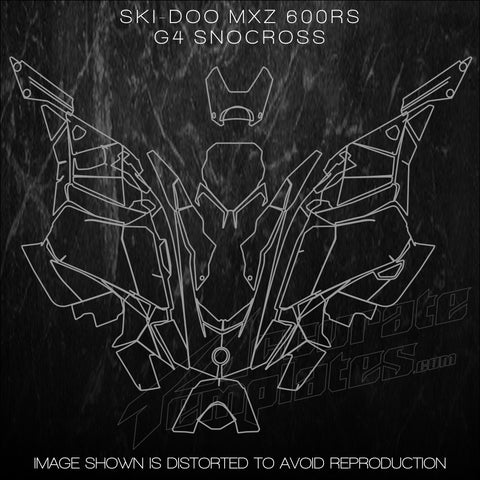 SKI-DOO G4 SNOCROSS MXZ 600RS 2019 - 2022
