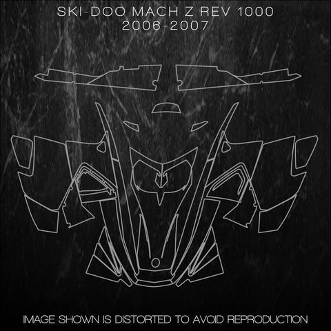 SKI-DOO MACH Z REV 1000 2006 2007 Templates