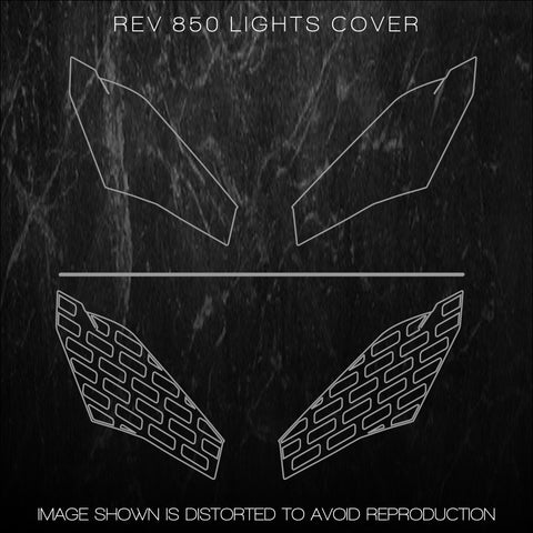 SKI-DOO REV 850 LIGHTS COVER Templates
