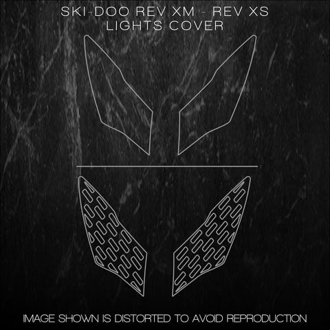 SKI-DOO REV XM REV XS LIGHTS COVER