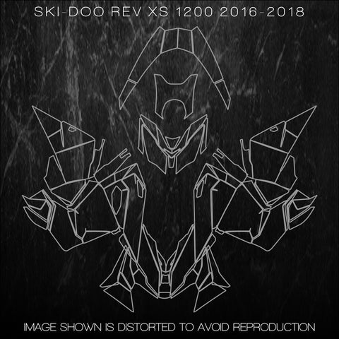 SKI-DOO REV XS 1200 2016 2017 2018 Templates