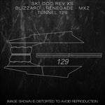 SKI-DOO REV XS TUNNEL 129 Templates