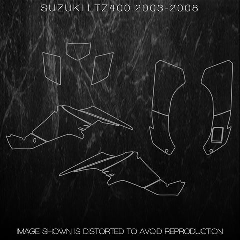 SUZUKI LTZ400 LTZ 400 Atv Templates 2003 2004 2005 2006 2007 2008