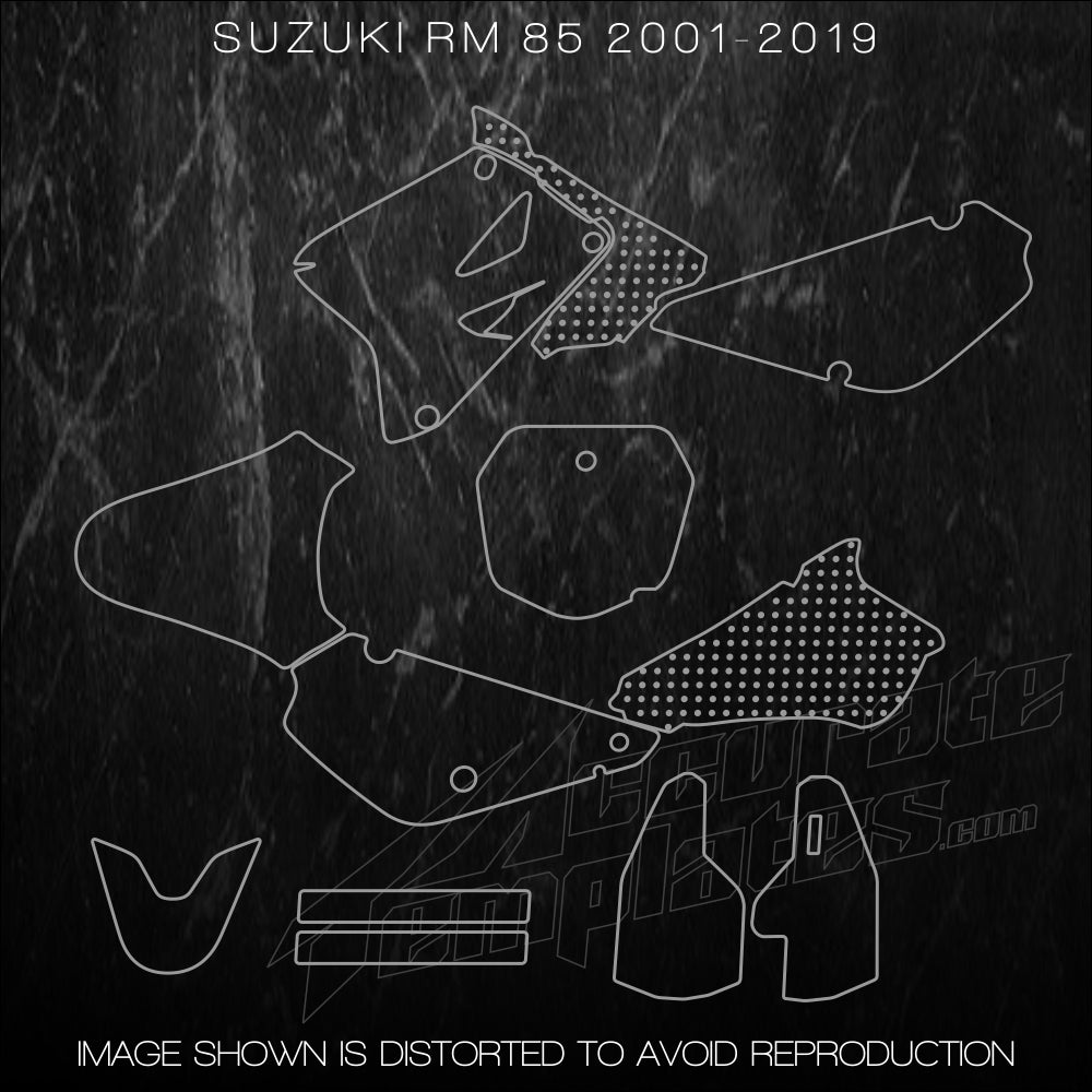 SUZUKI RM85 2001 - 2021 – Accurate Templates