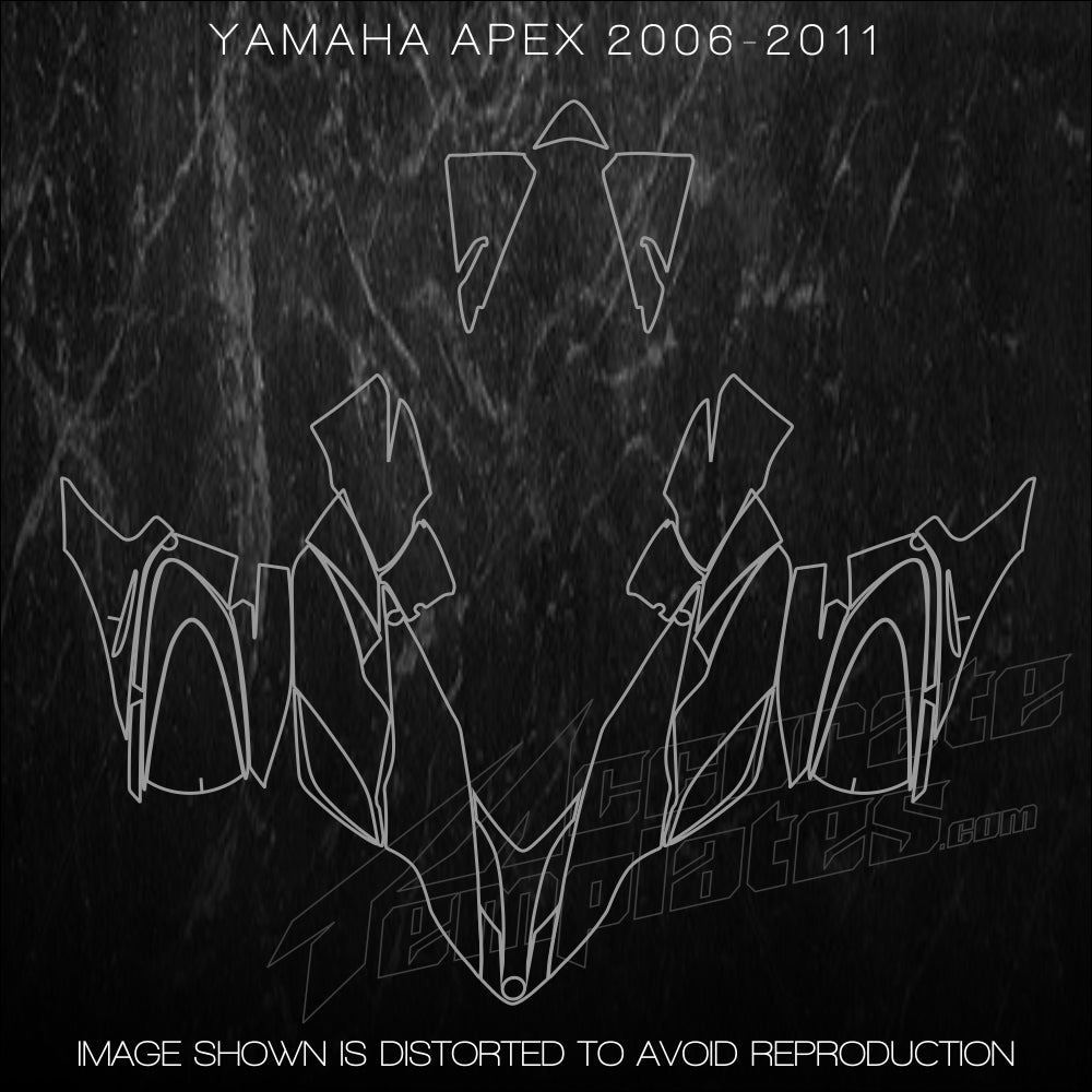 YAMAHA APEX 2006 2011 Accurate Templates