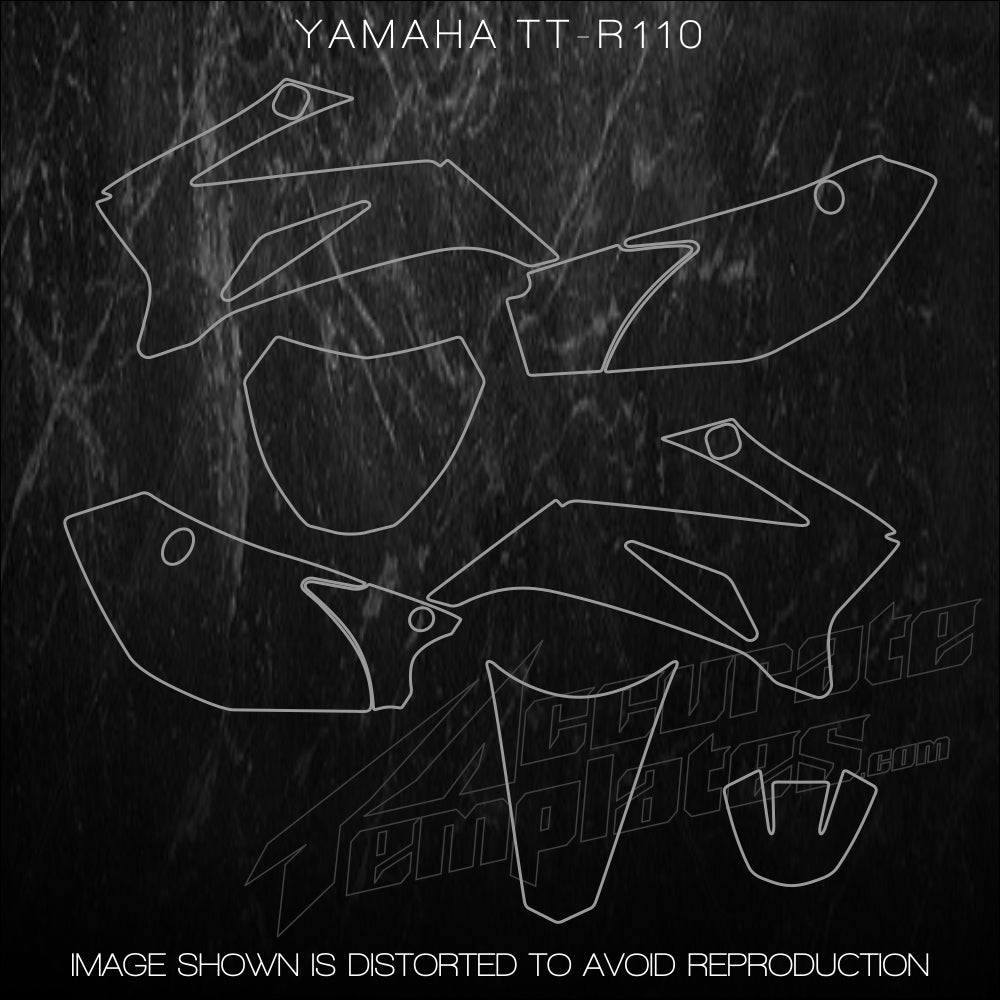 YAMAHA TTR110 20082024 Accurate Templates YAMAHA TTR110 20082024 Accurate Templates