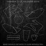 YAMAHA TTR125 2008 2015 2016 2017 2018 2019 Templates